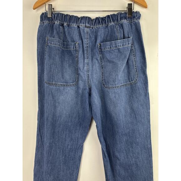 J. Crew Factory Denim Drawstring Jeans Size 28 Pull On BX538 Elastic Waist - Picture 11 of 13